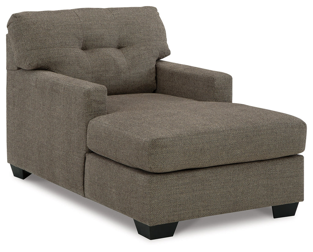 Mahoney Chocolate Full Sofa Sleeper & Chaise