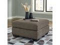 Mahoney Chocolate Oversized Accent Ottoman