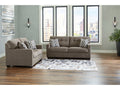 Mahoney Chocolate Sofa & Loveseat Living Room Set / 2pc
