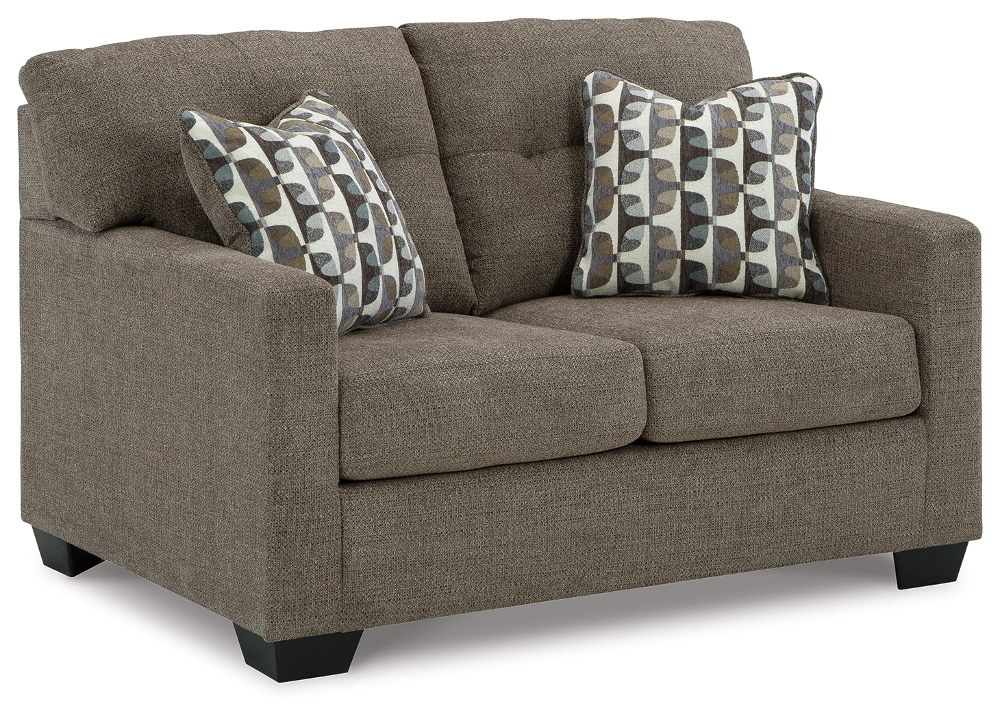 Mahoney Chocolate Sofa and Loveseat