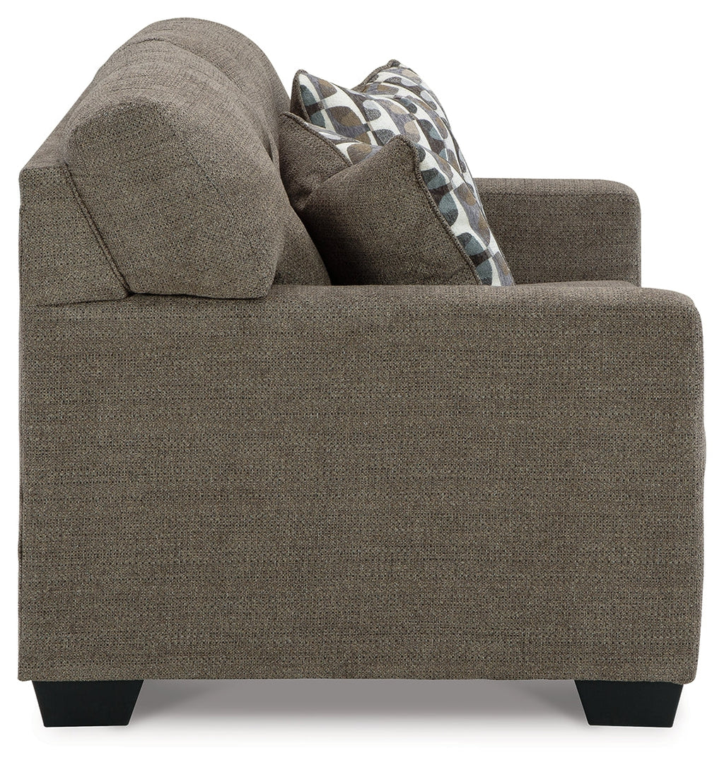 Mahoney Chocolate Sofa and Loveseat