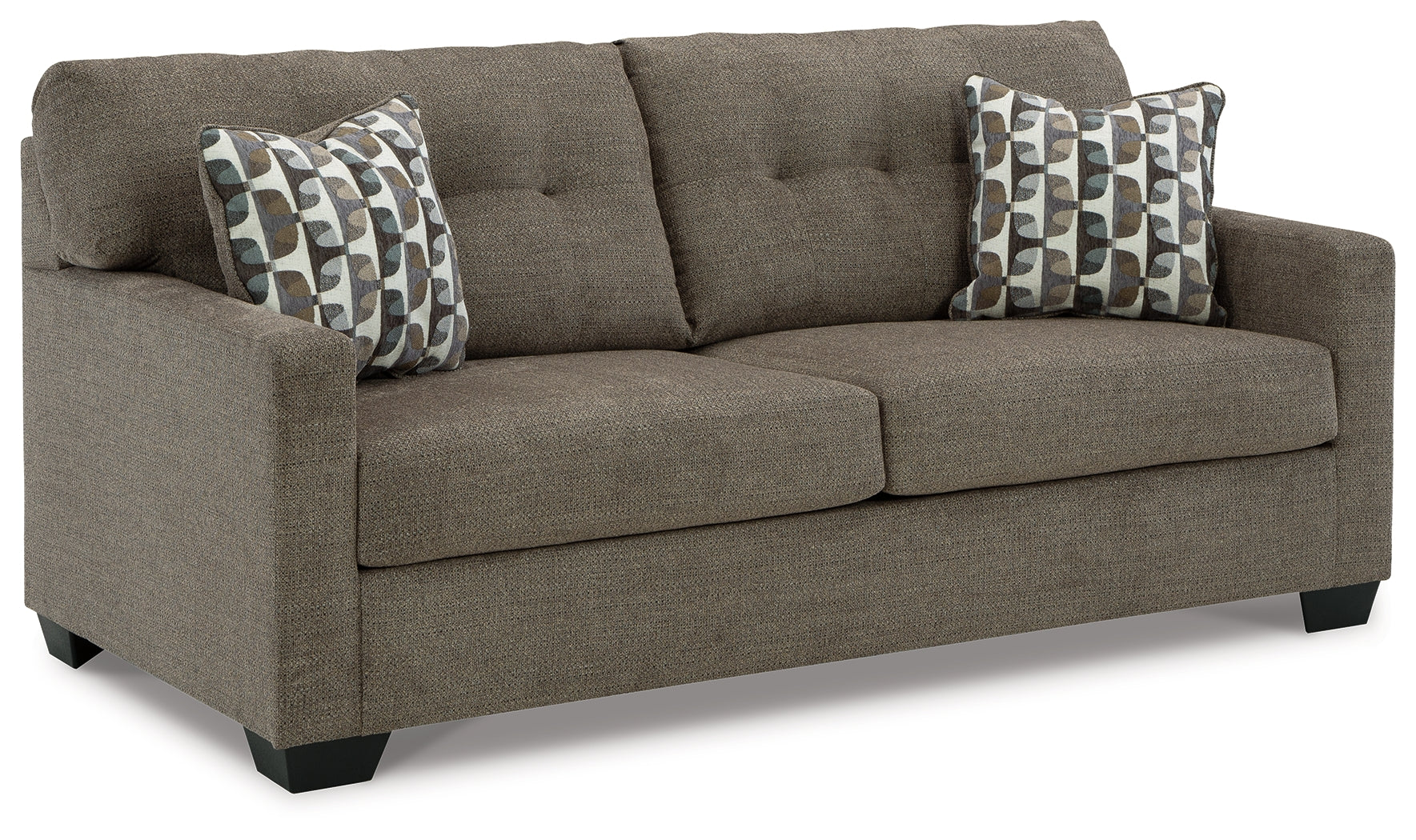 Mahoney Chocolate Sofa and Loveseat