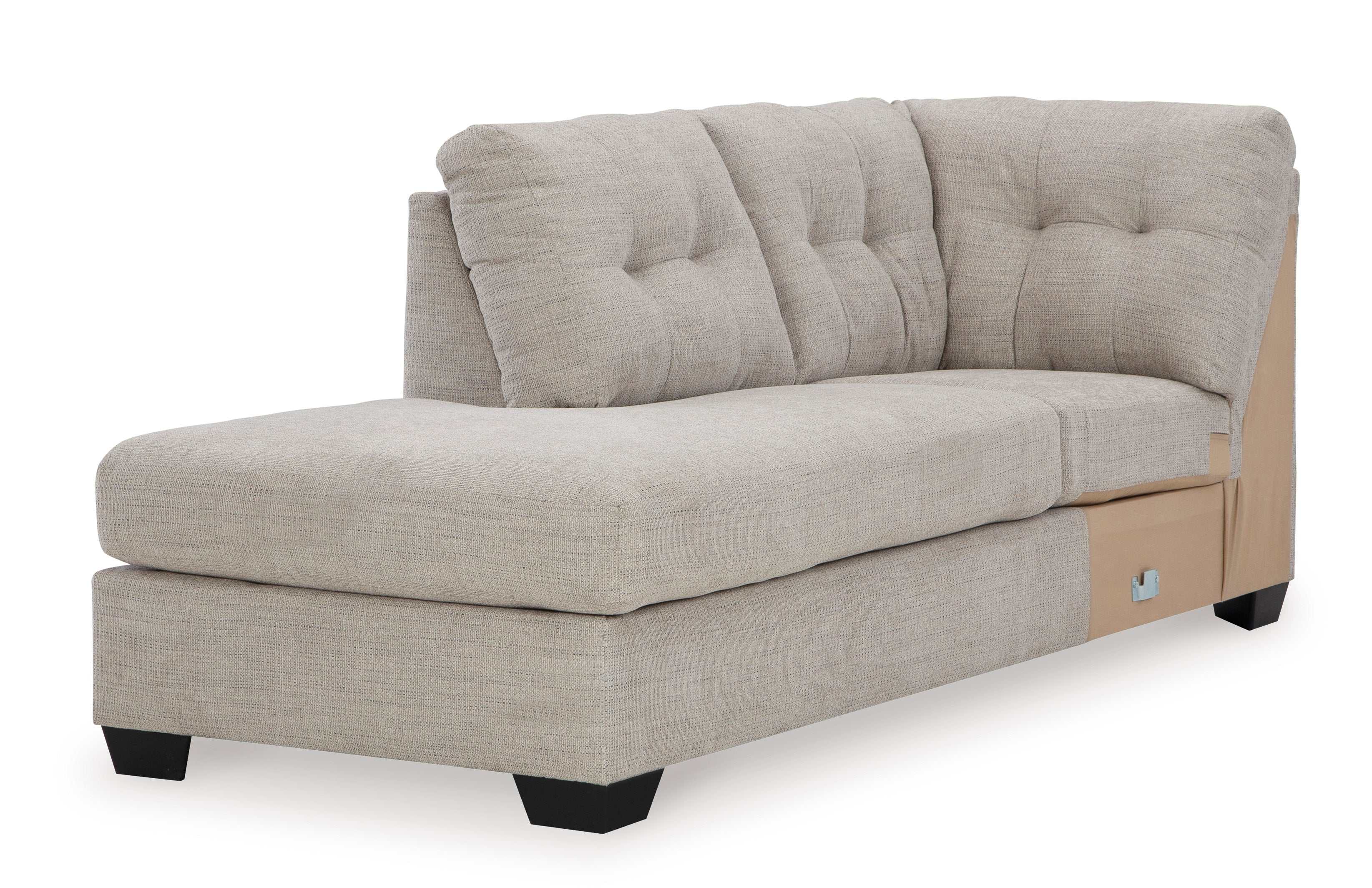 Mahoney Pebble 2pc Sectional Full Sleeper Sofa w/ LAF Chaise