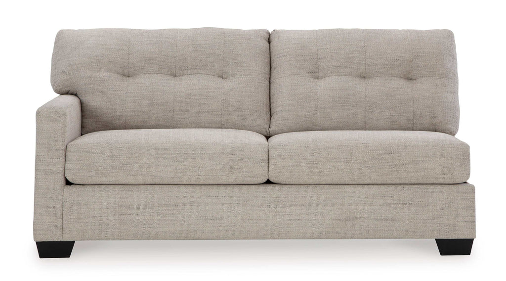 Mahoney Pebble 2pc Sectional Full Sleeper Sofa w/ RAF Chaise