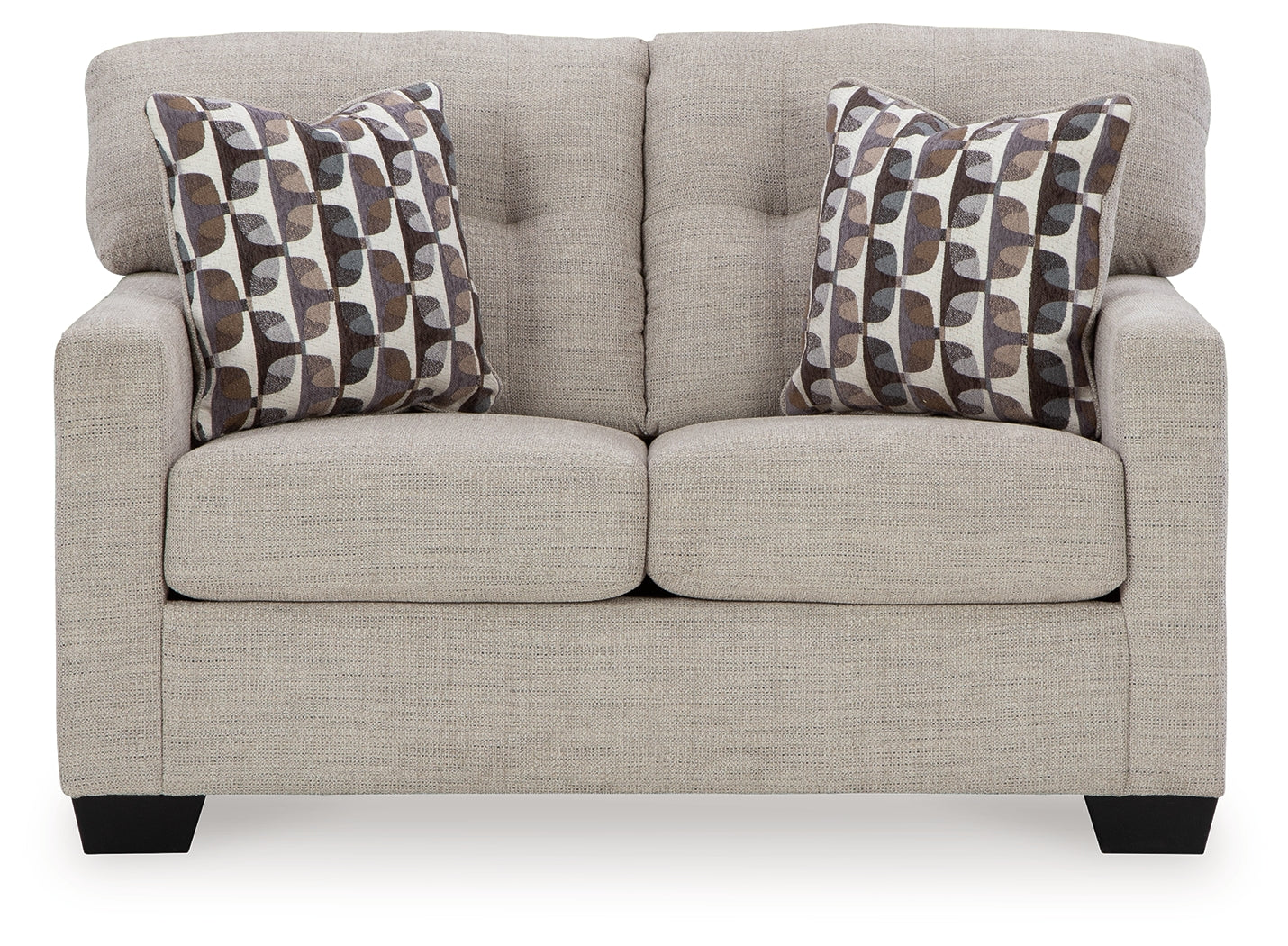 Mahoney Pebble Full Sofa Sleeper and Loveseat
