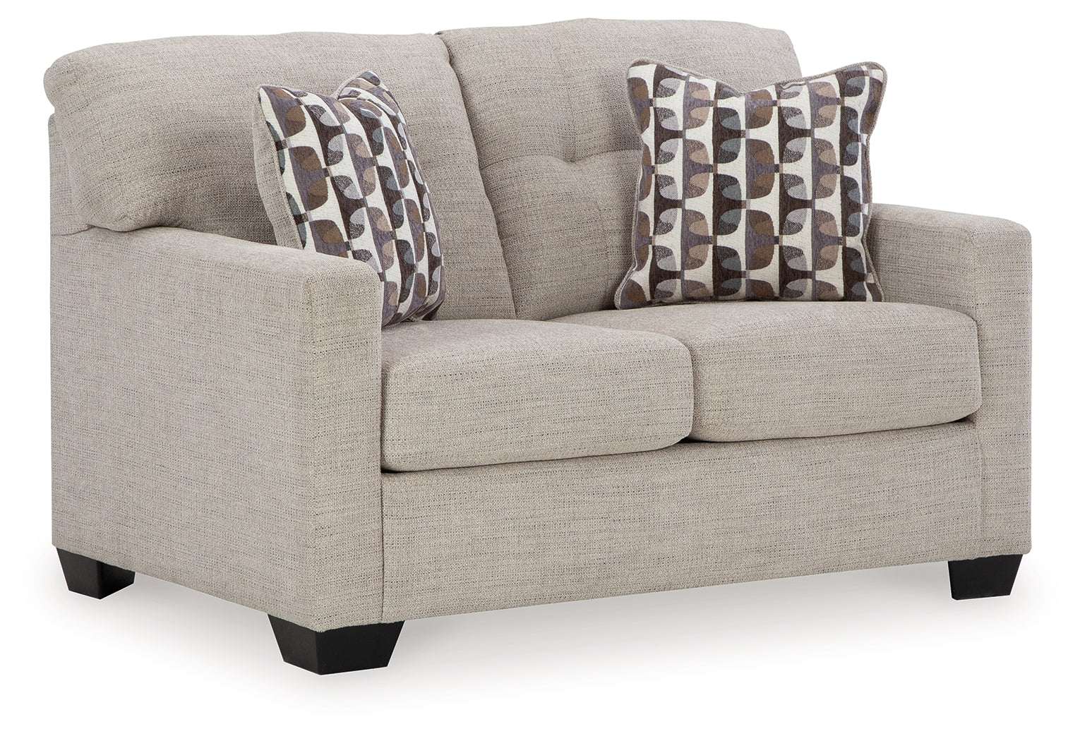 Mahoney Pebble Full Sofa Sleeper and Loveseat