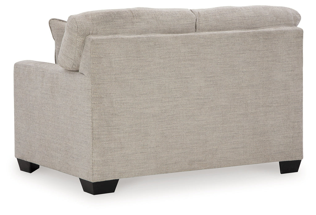Mahoney Pebble Full Sofa Sleeper and Loveseat