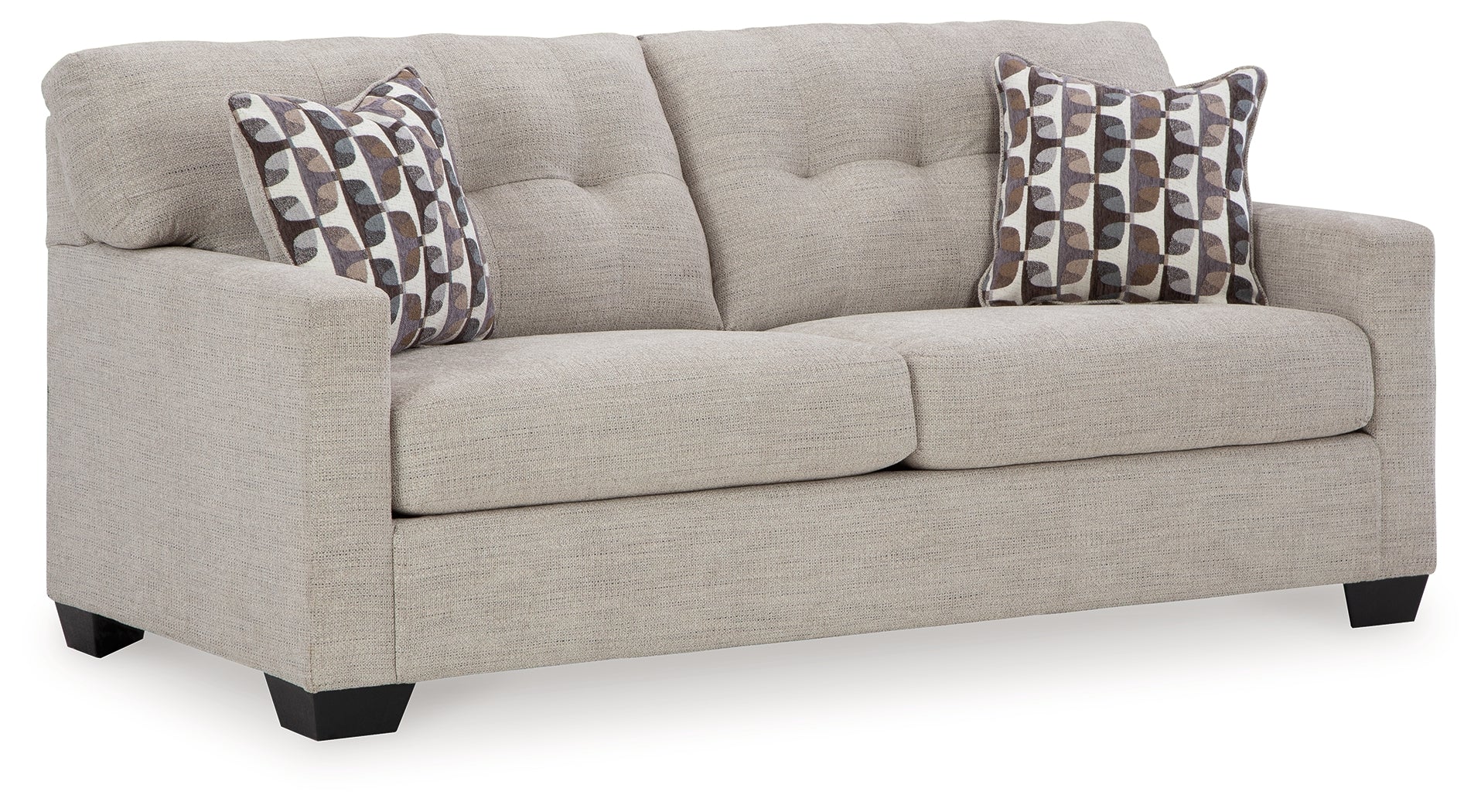Mahoney Pebble Full Sofa Sleeper and Loveseat