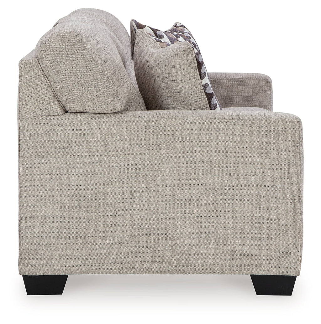 Mahoney Pebble Full Sofa Sleeper and Loveseat