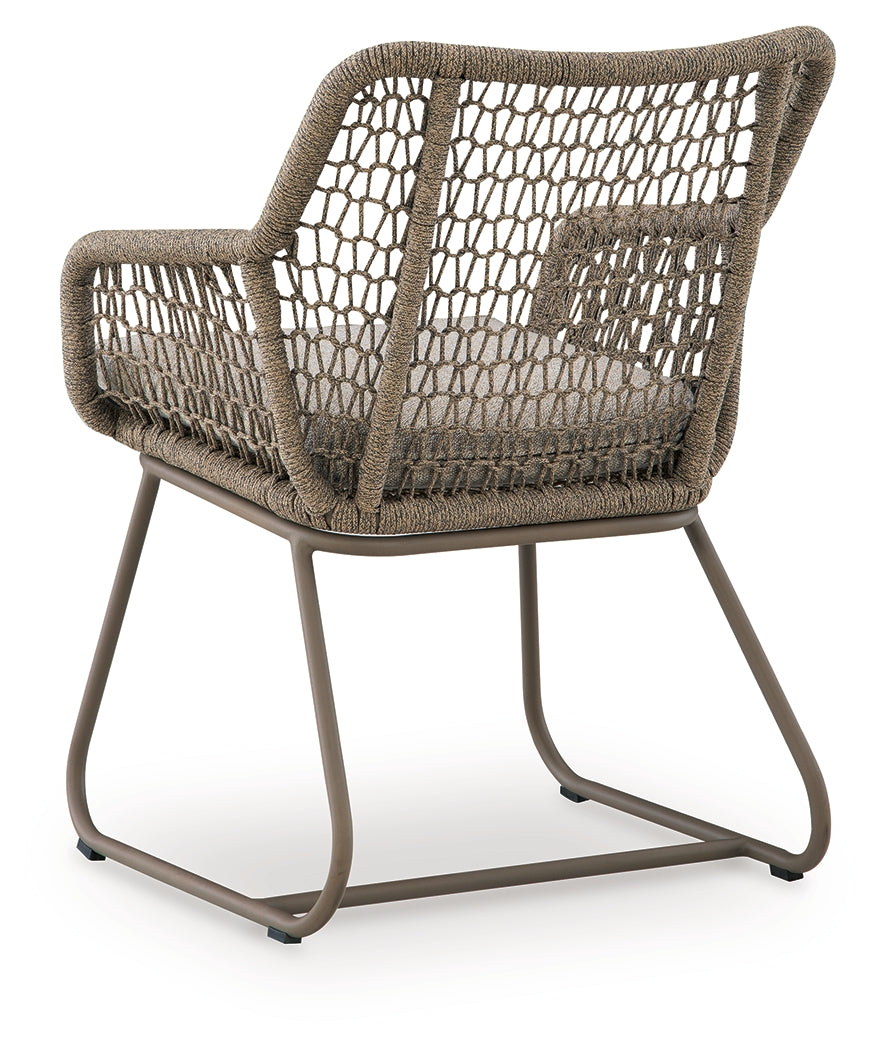 Majors Beach Beige Chairs w/CUSH/Table Set (Set of 3)