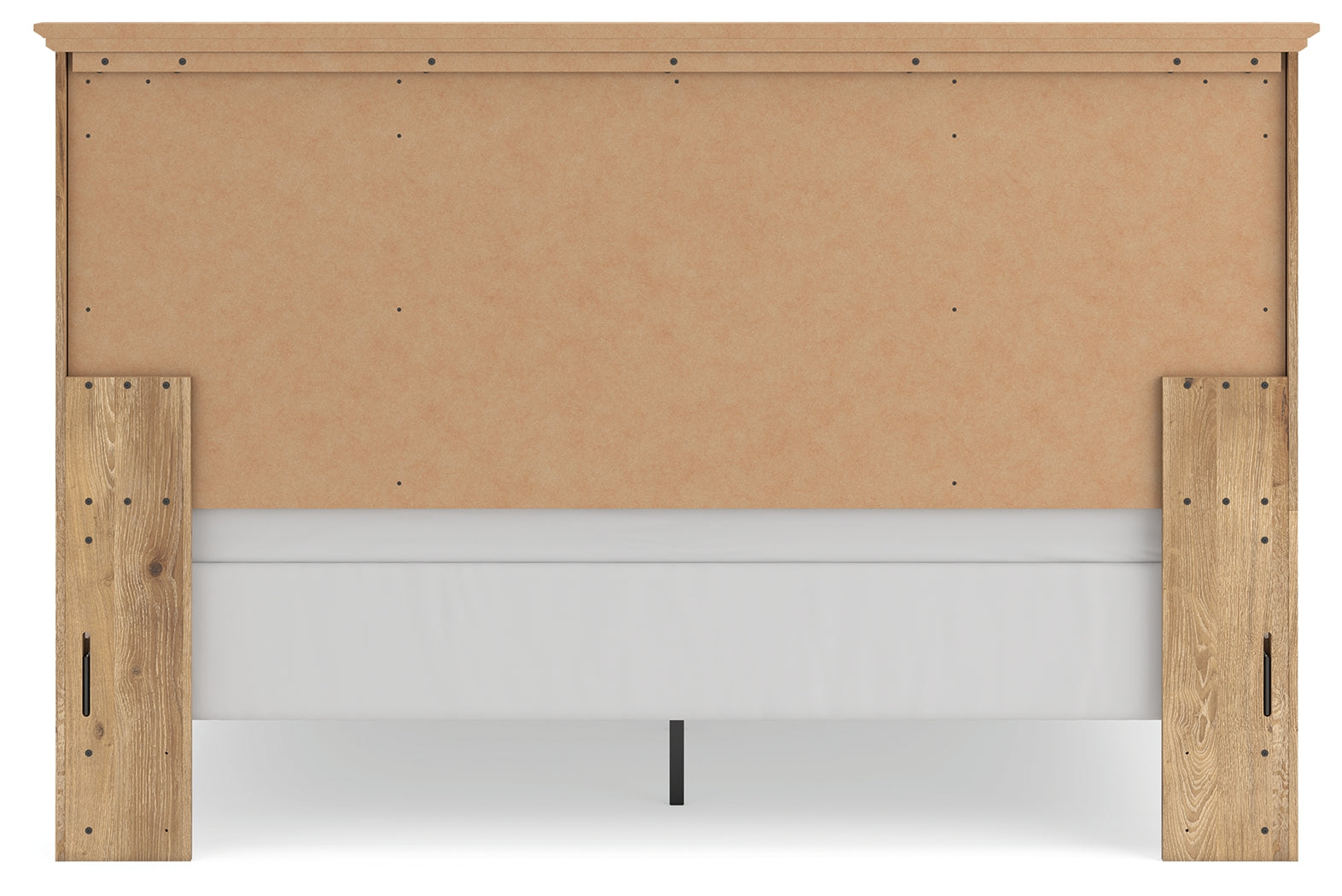 Makidern Tan King Panel Bed