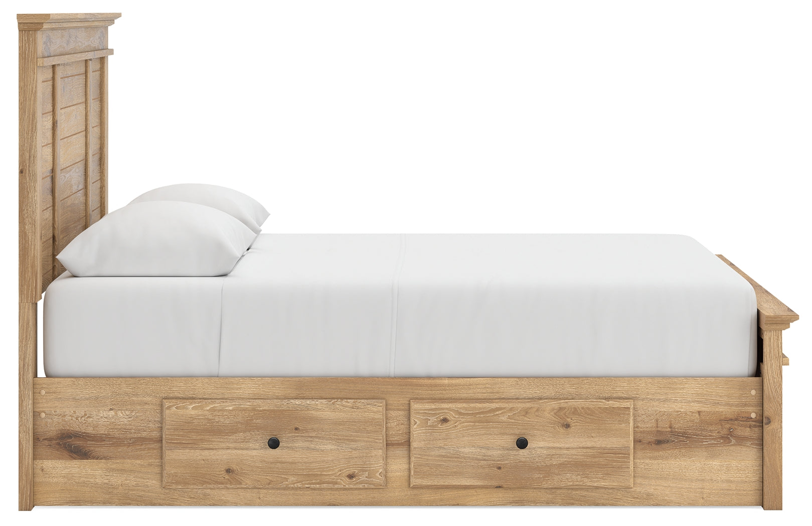 Makidern Queen Panel Bed, Tan