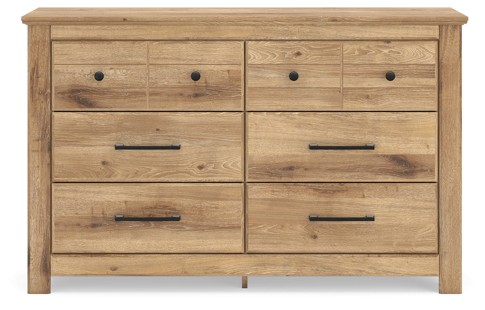 Makidern Tan Six Drawer Dresser