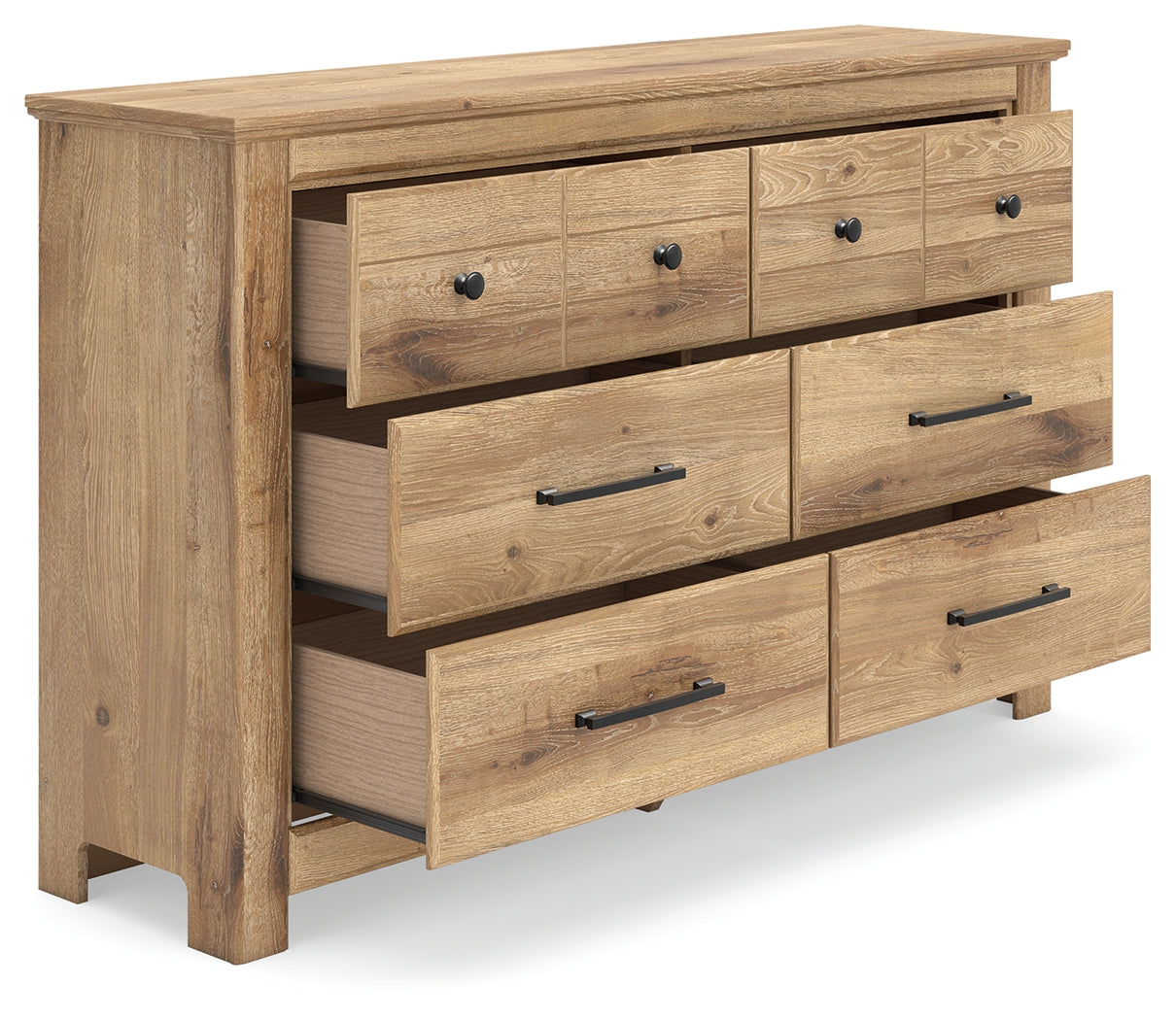 Makidern Tan Six Drawer Dresser
