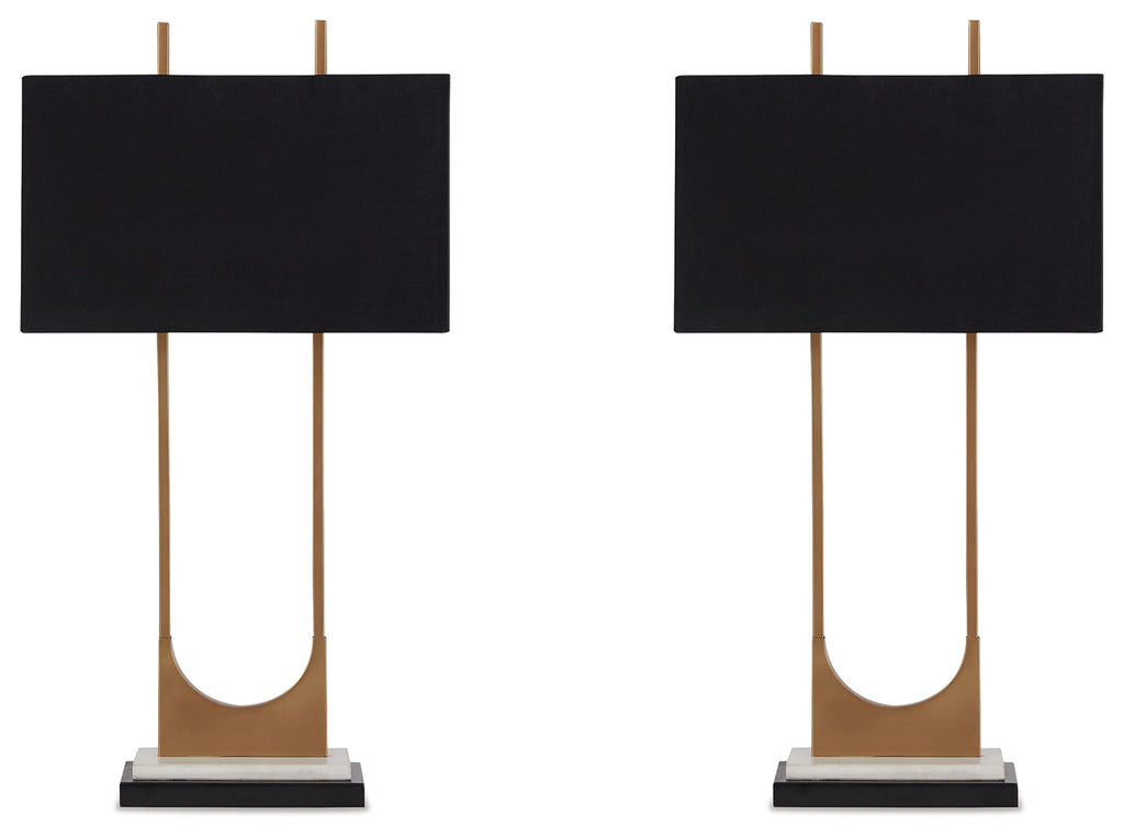 Malana Brass Table Lamp (Set of 2)