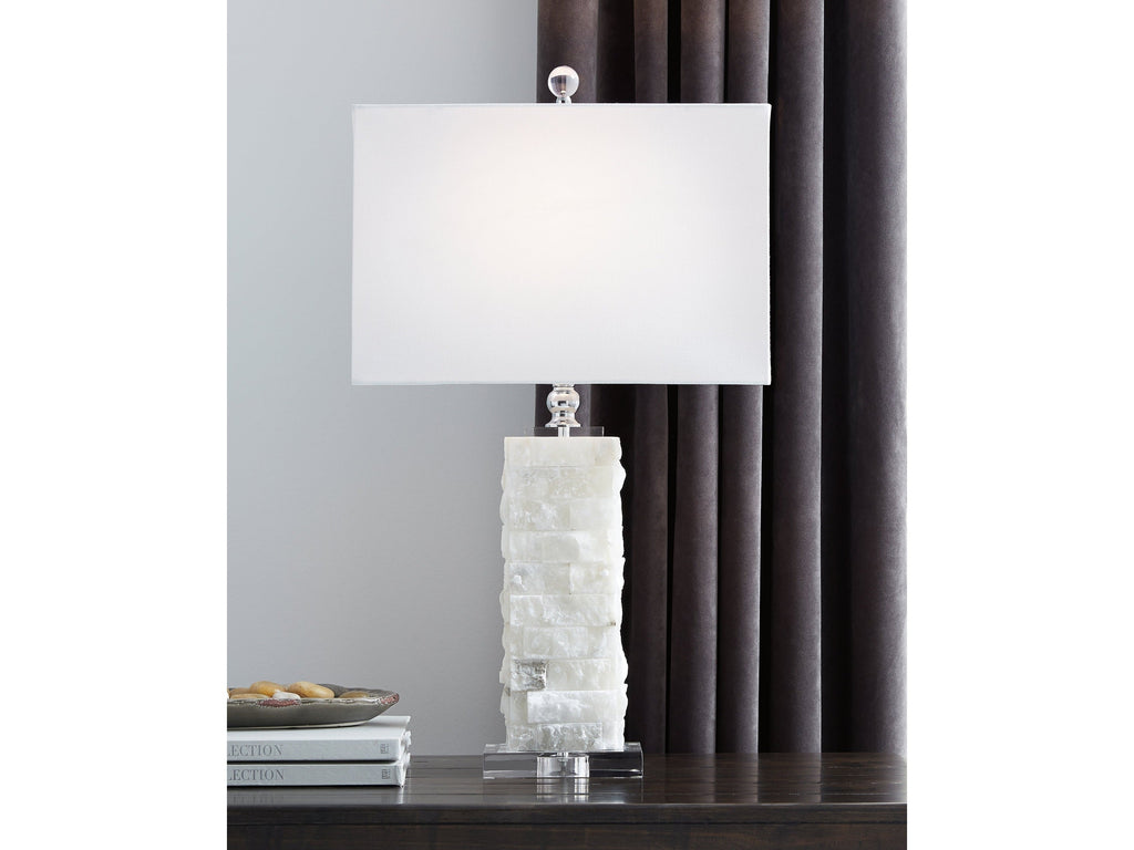Malise White Table Lamp (Set of 2)