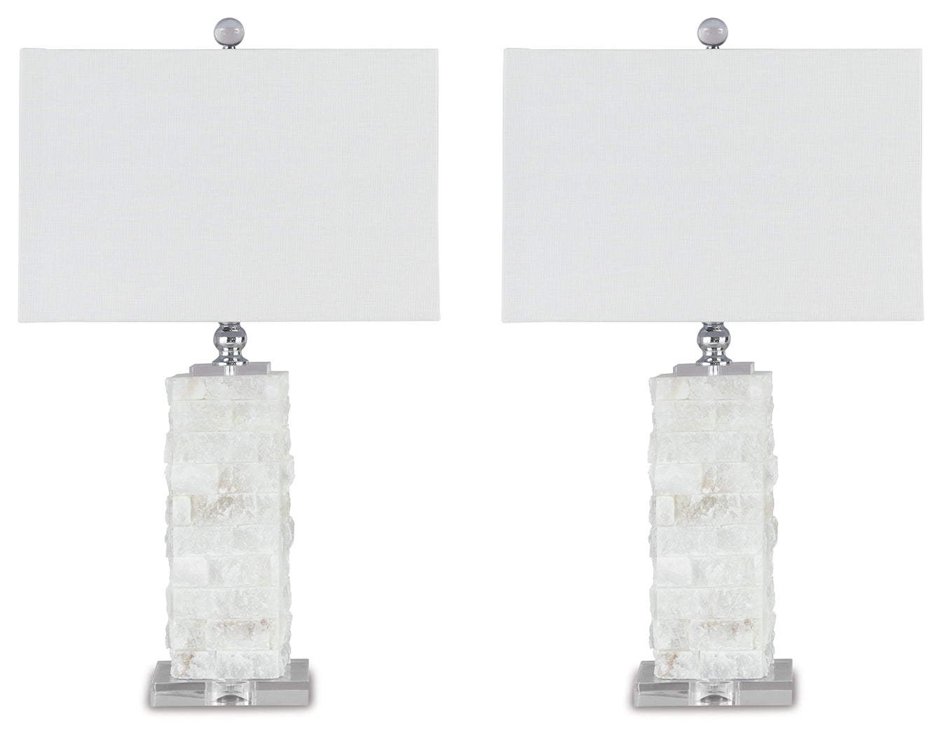 Malise White Table Lamp (Set of 2)