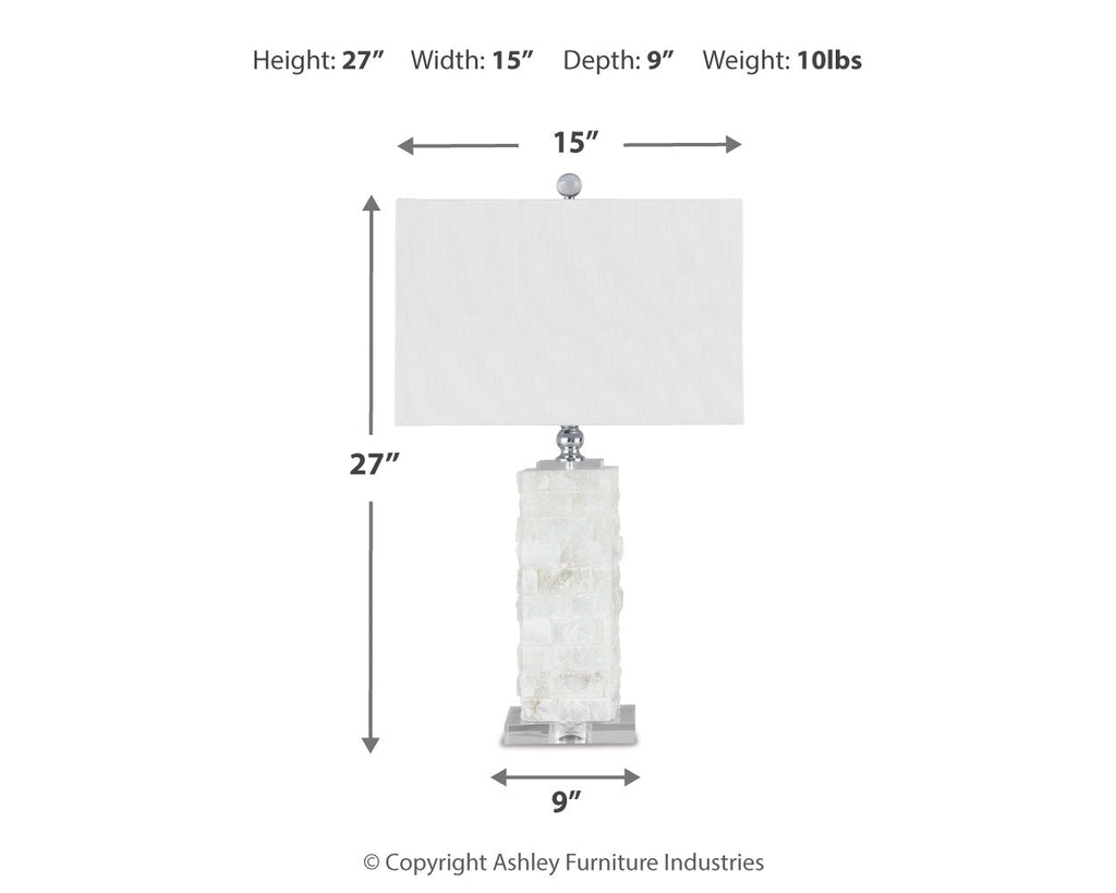Malise White Table Lamp (Set of 2)