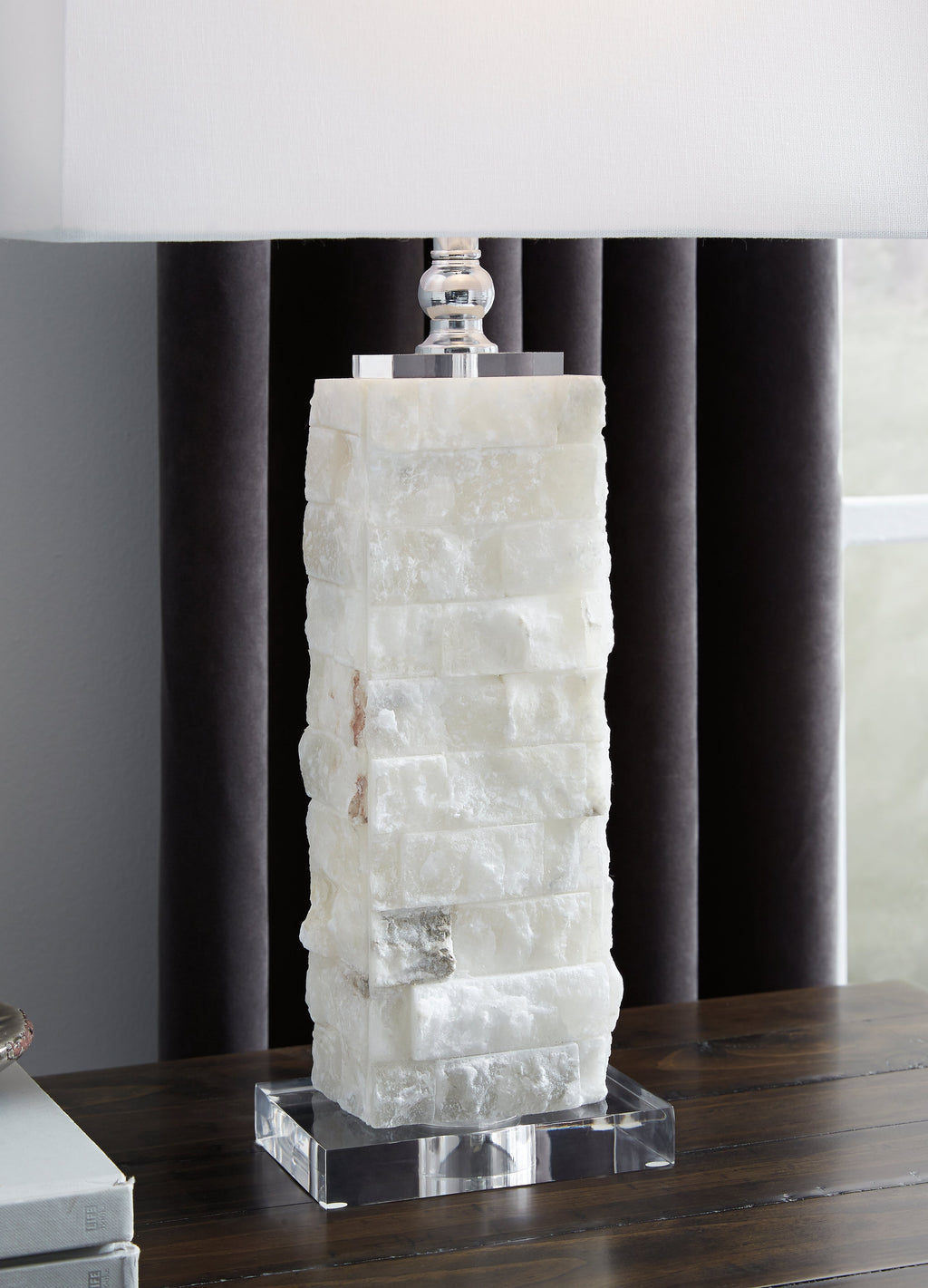 Malise White Table Lamp (Set of 2)