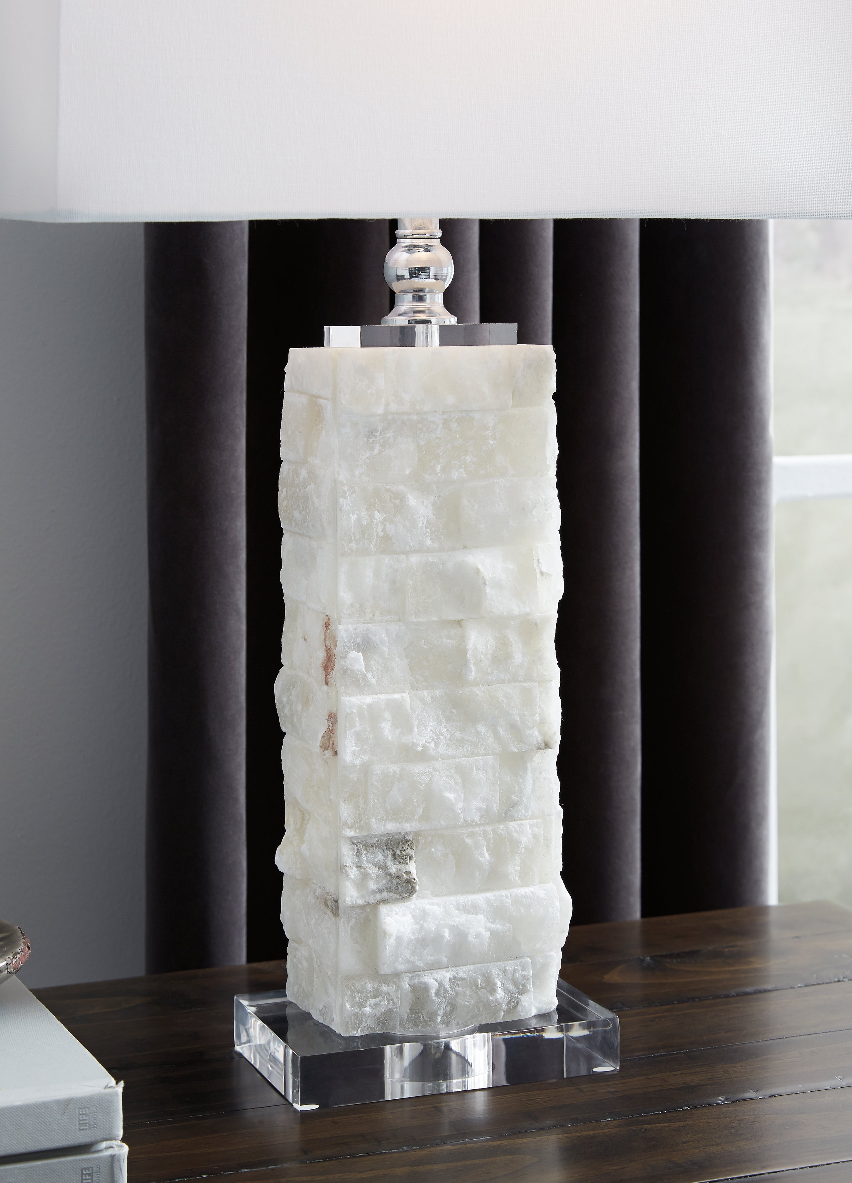 Malise White Table Lamp (Set of 2)