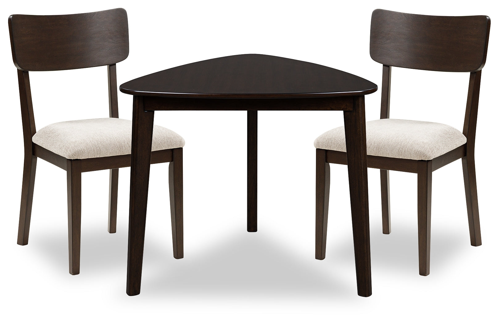 Mallenette Merlot Dining Table and 2 Chairs