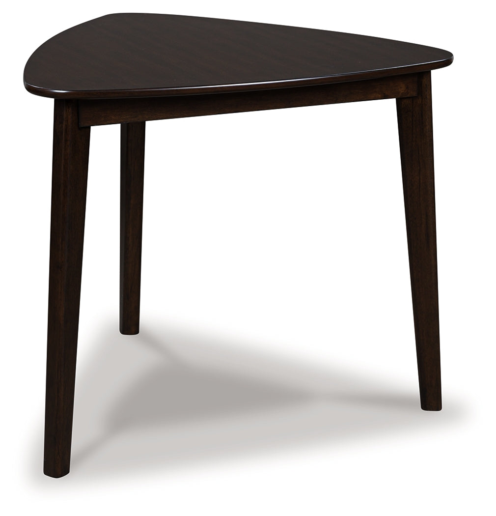 Mallenette Merlot Dining Table and 2 Chairs