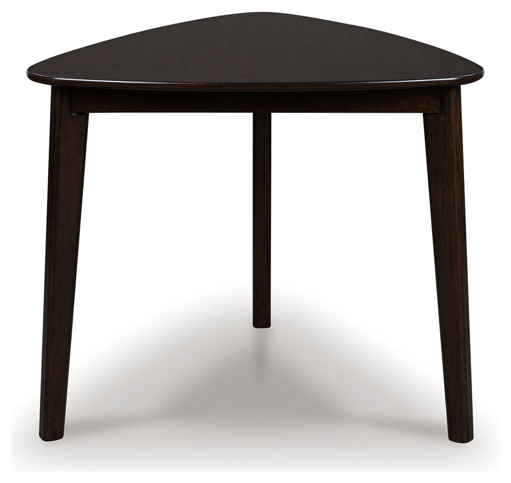 Mallenette Merlot Dining Table and 2 Chairs