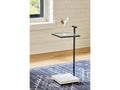 Mannill Black/White Accent Table