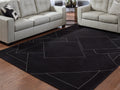 Marav Black/White Large Rug