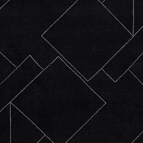 Marav Black/White Medium Rug