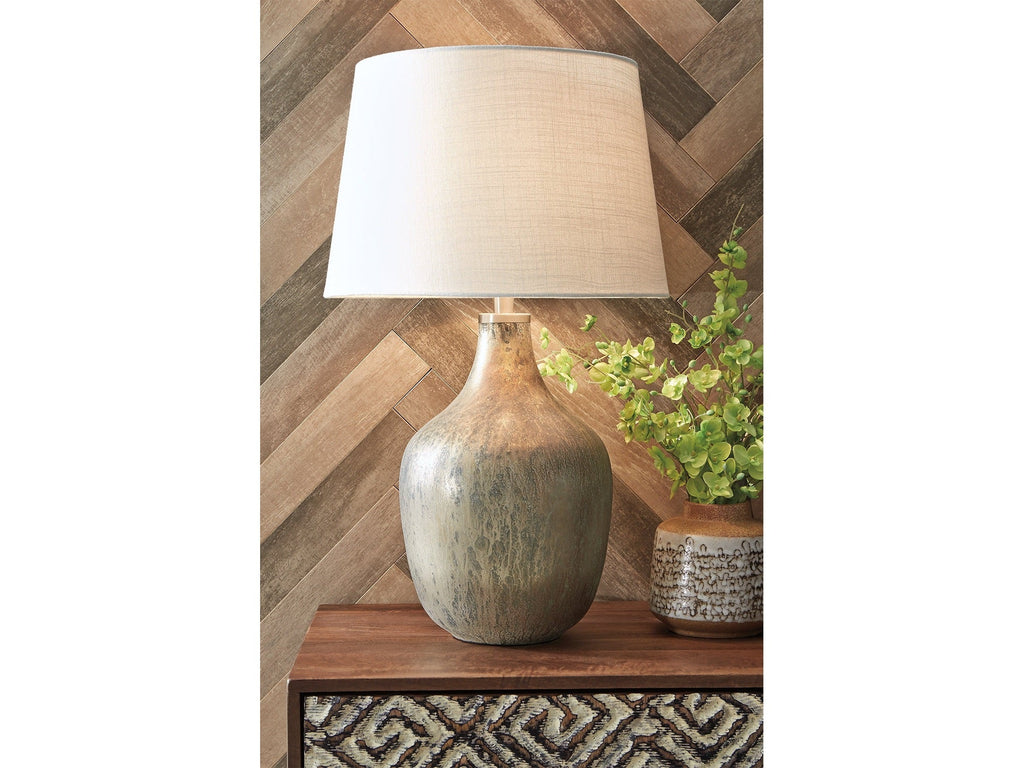 Mari Gray/Gold Table Lamp (Set of 2)