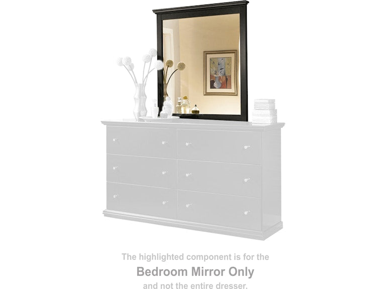 Maribel Black Bedroom Mirror