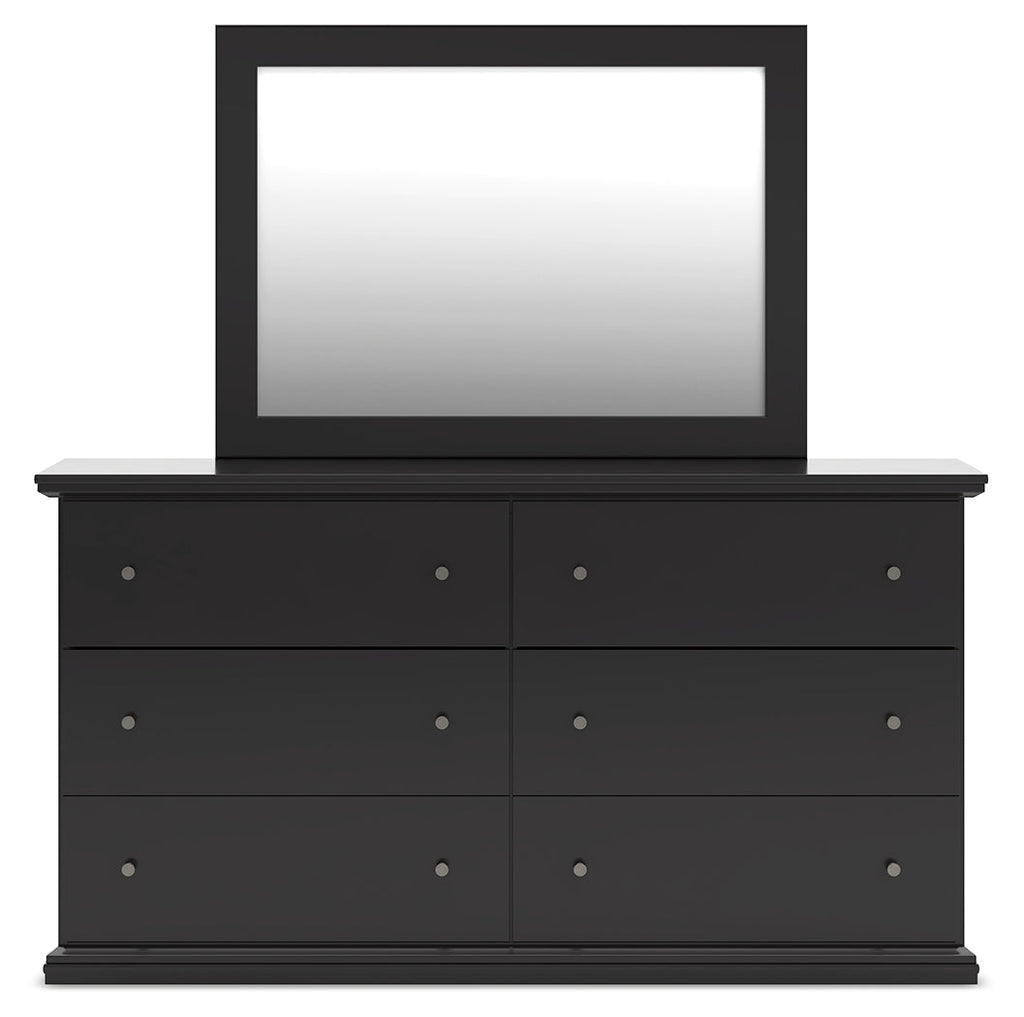 Maribel Black Dresser & Mirror