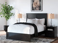 Maribel Black Full Panel Youth Bed