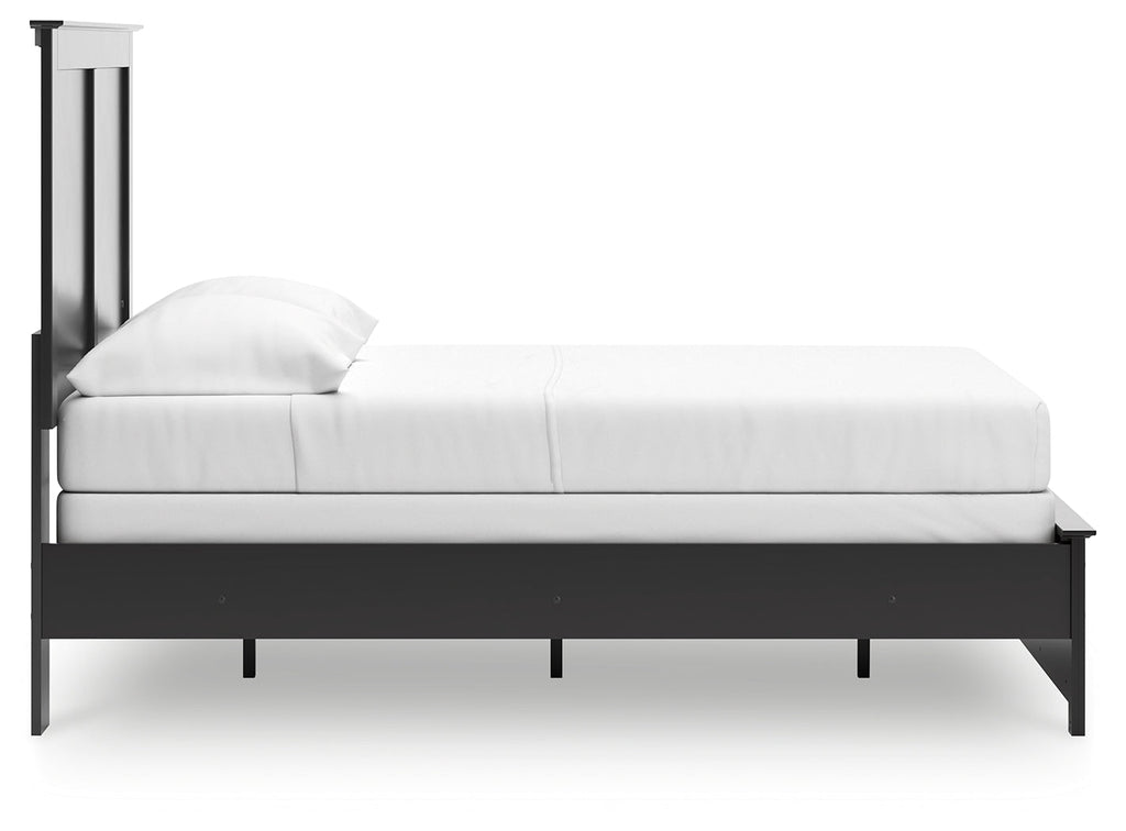 Maribel Black Full Panel Youth Bed