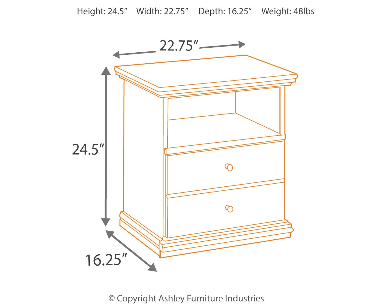Maribel King/Cal King Panel Headboard, Dresser, Mirror and 2 Nightstands, Black