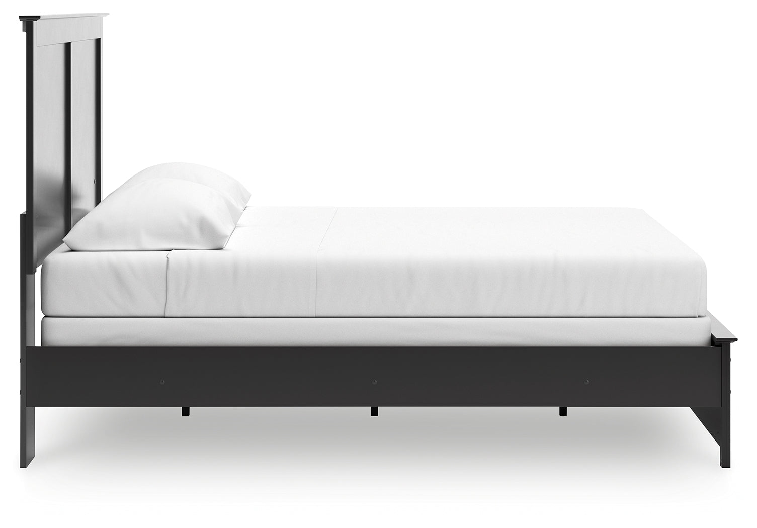 Maribel Black King Panel Bed, Chest and 2 Nightstands