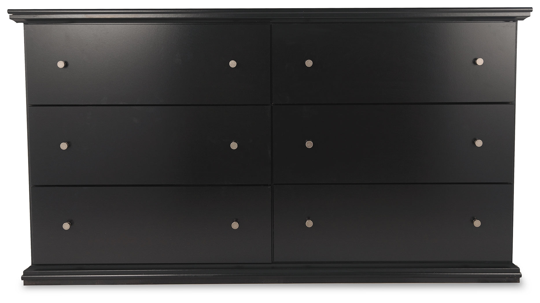 Maribel Black Queen Panel Bed and Dresser