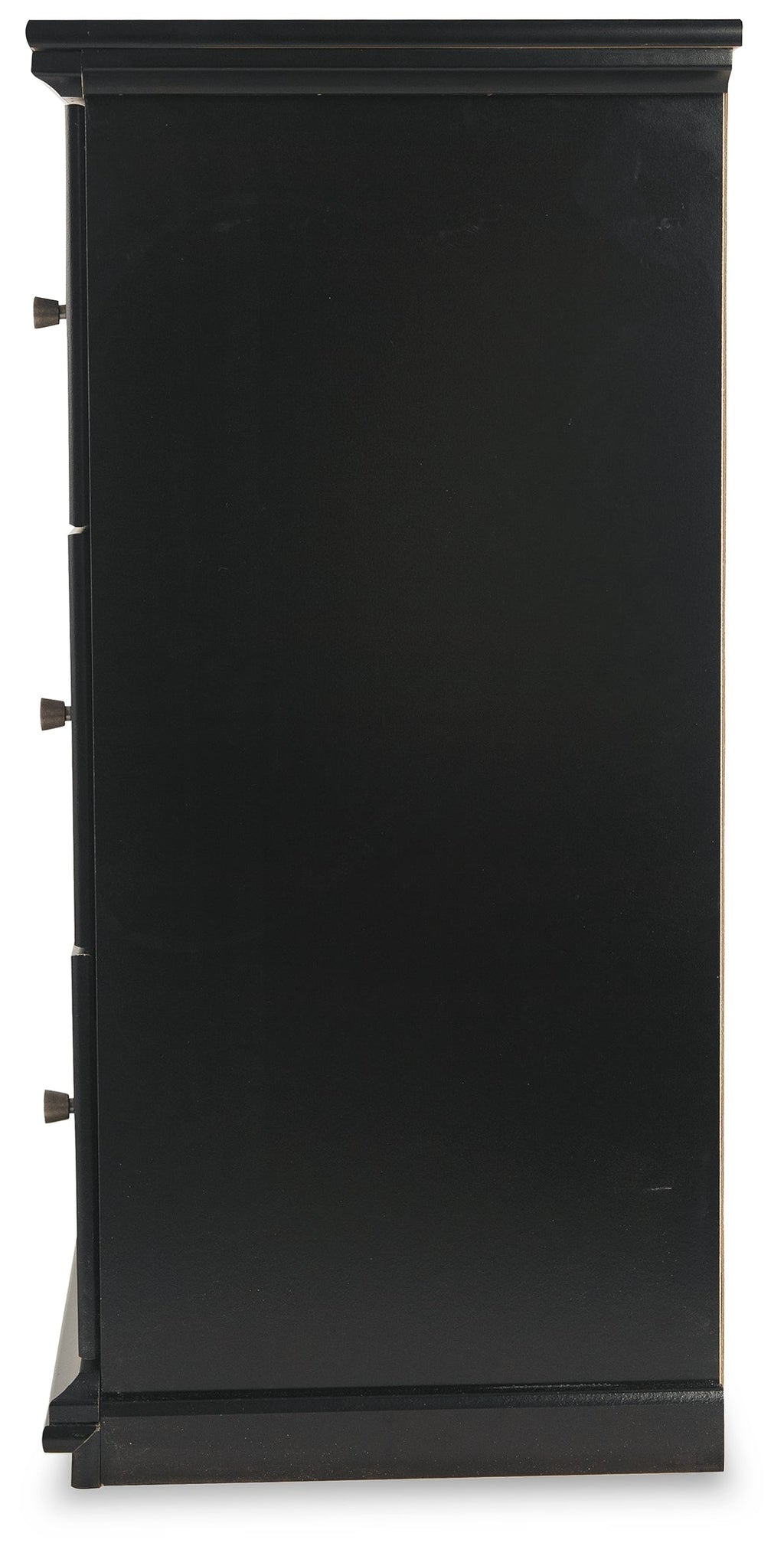Maribel Black Queen Panel Bed and Dresser