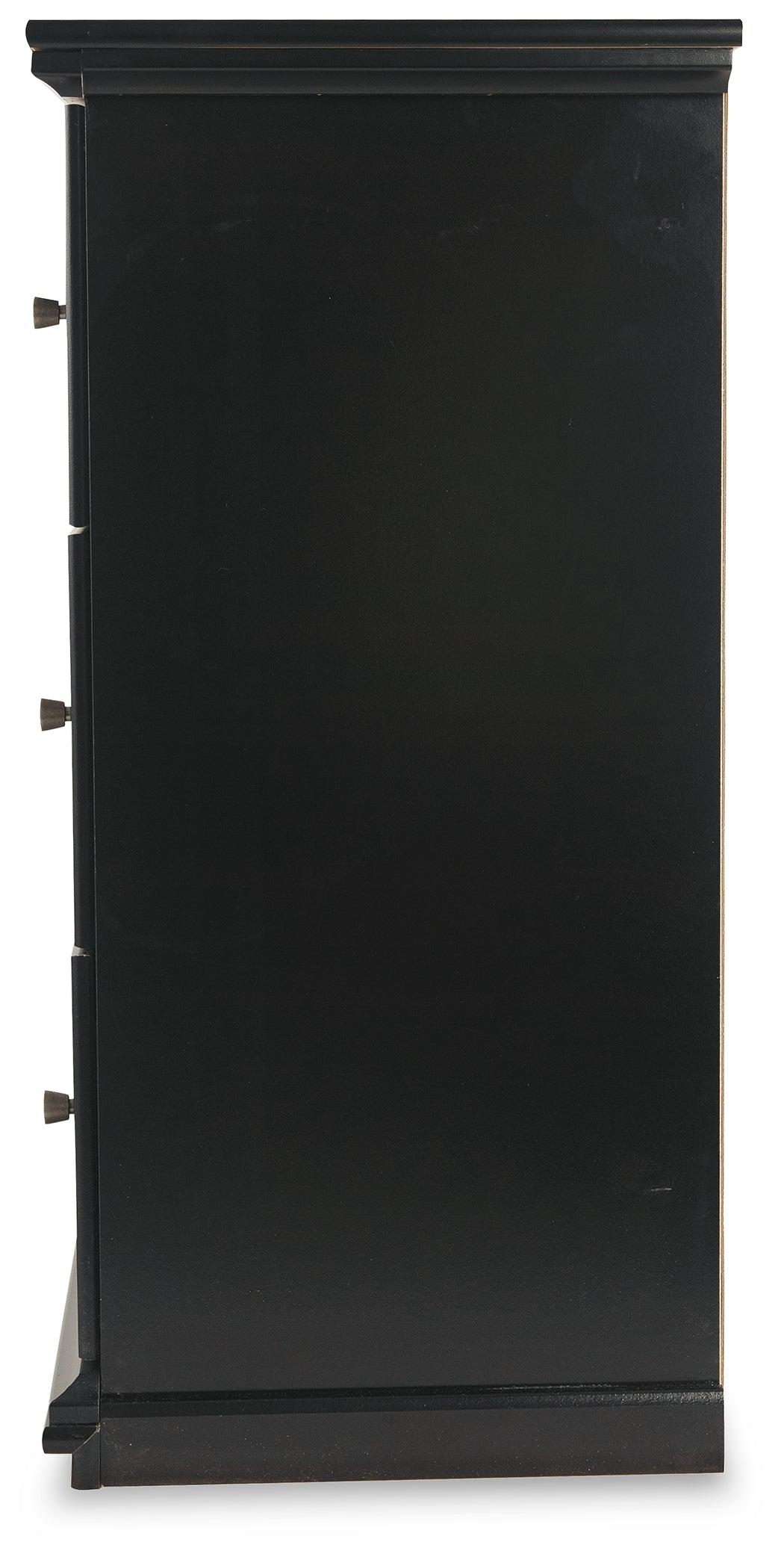 Maribel Black Queen Panel Bed and Dresser
