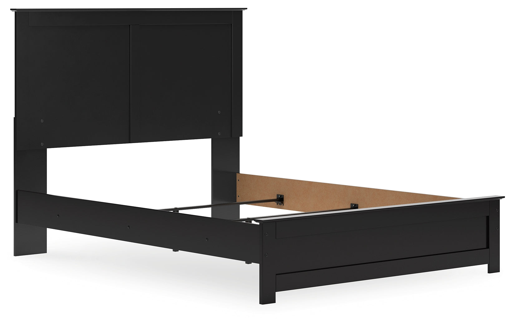 Maribel Black Queen Panel Bed and Dresser