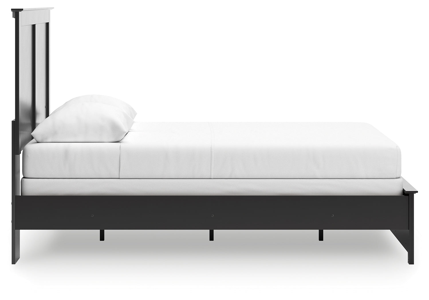Maribel Black Queen Panel Bed and Dresser
