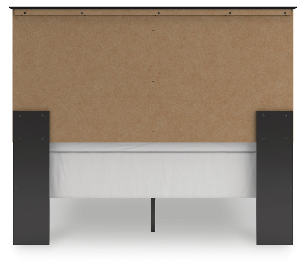 Maribel Black Queen Panel Bed and Dresser