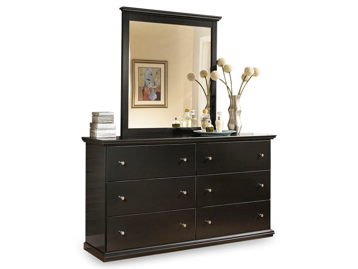 Maribel King/California King Panel Headboard, Dresser and Mirror