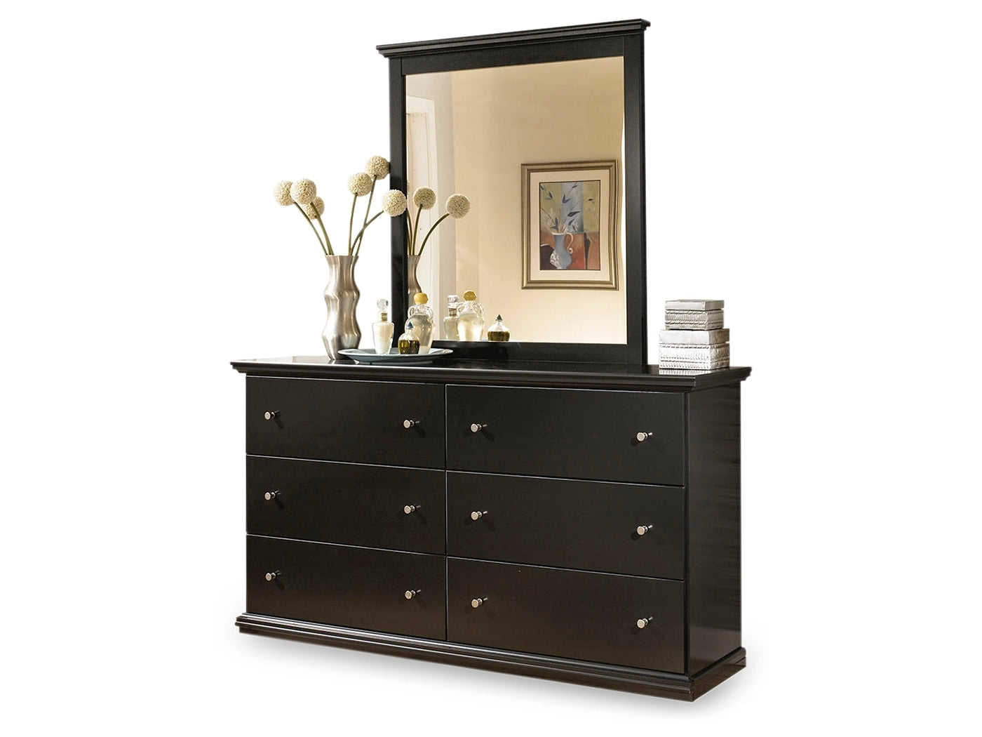 Maribel King/California King Panel Headboard, Dresser and Mirror