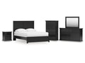 Maribel Queen Panel Bed, Dresser, Mirror, Chest and Nightstand