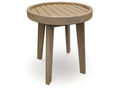 Marina Sun Beige Outdoor End Table