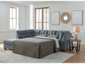 Marleton Denim 2-Piece Sleeper Sectional with Chaise