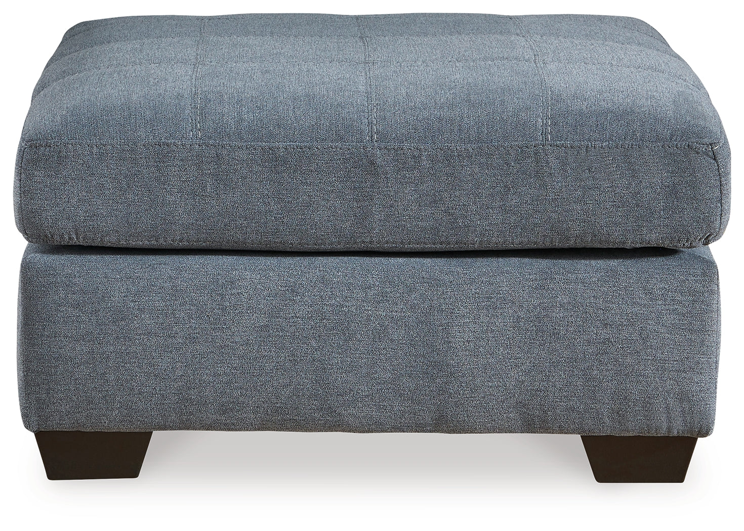 Marleton Denim Oversized Accent Ottoman