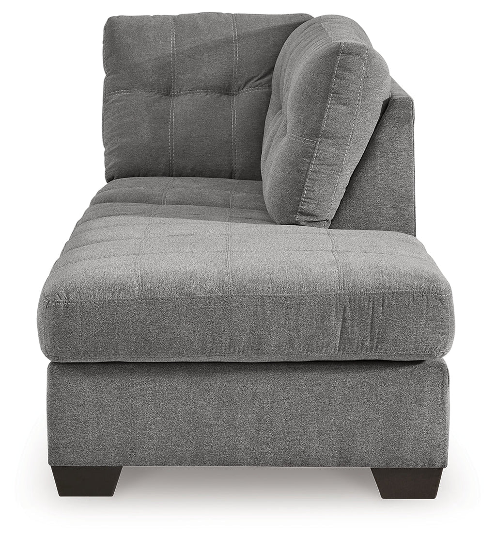 Marleton Gray 2-Piece Sectional and Ottoman